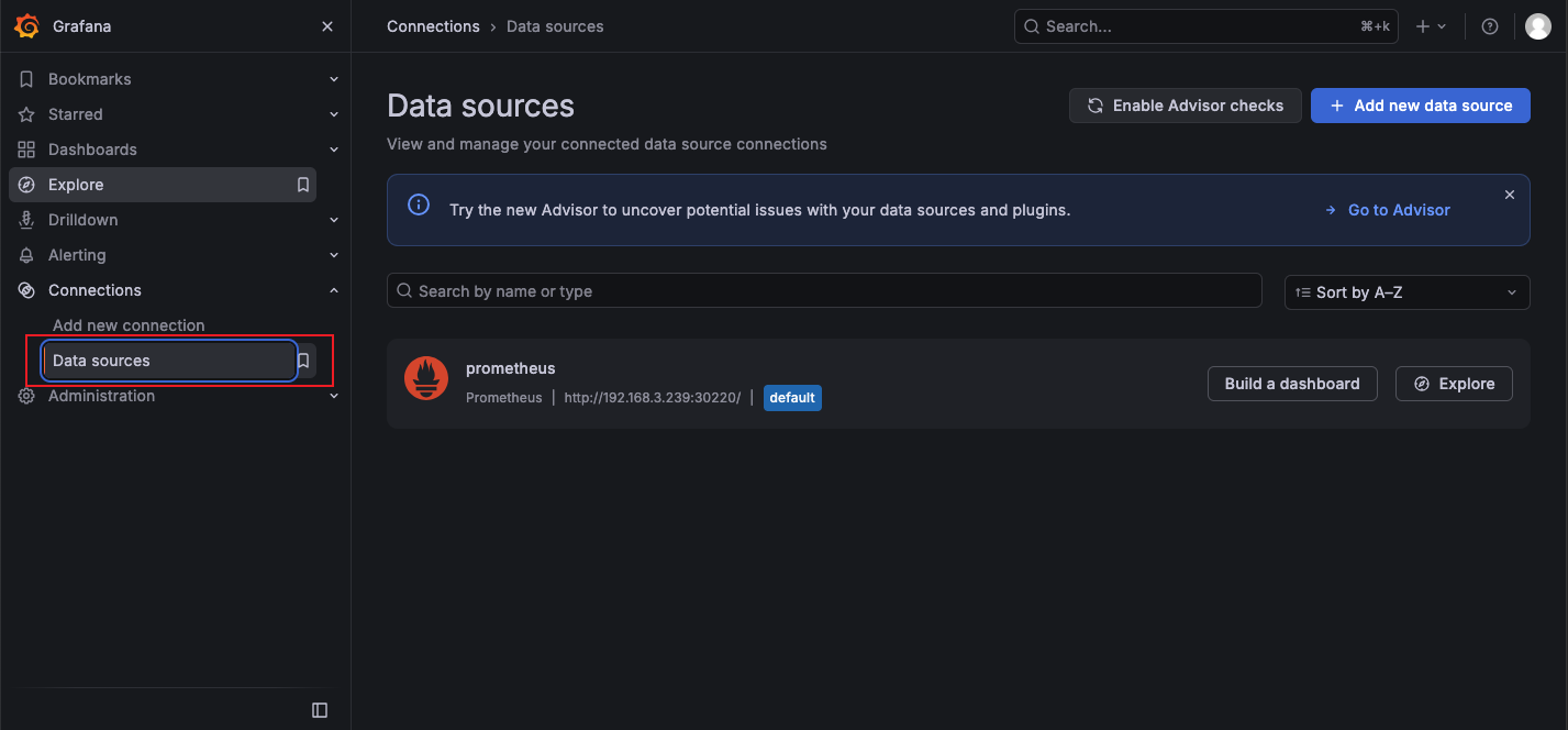 Grafana 数据源列表