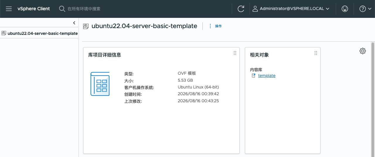 图5 导入后的模板详情
